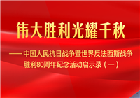 伟大胜利光耀千秋——中国人民抗日战争暨世界反法西斯战争胜利80周年纪念活动启示录（一）——（六）
