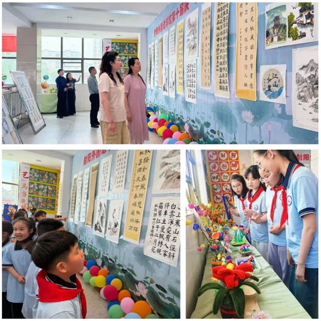 多彩童年 · 画笔逐梦——射阳外国语学校举办第十届庆“六一”师生书画展